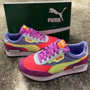 Puma Juniors’ Pink and Purple Sneakers
